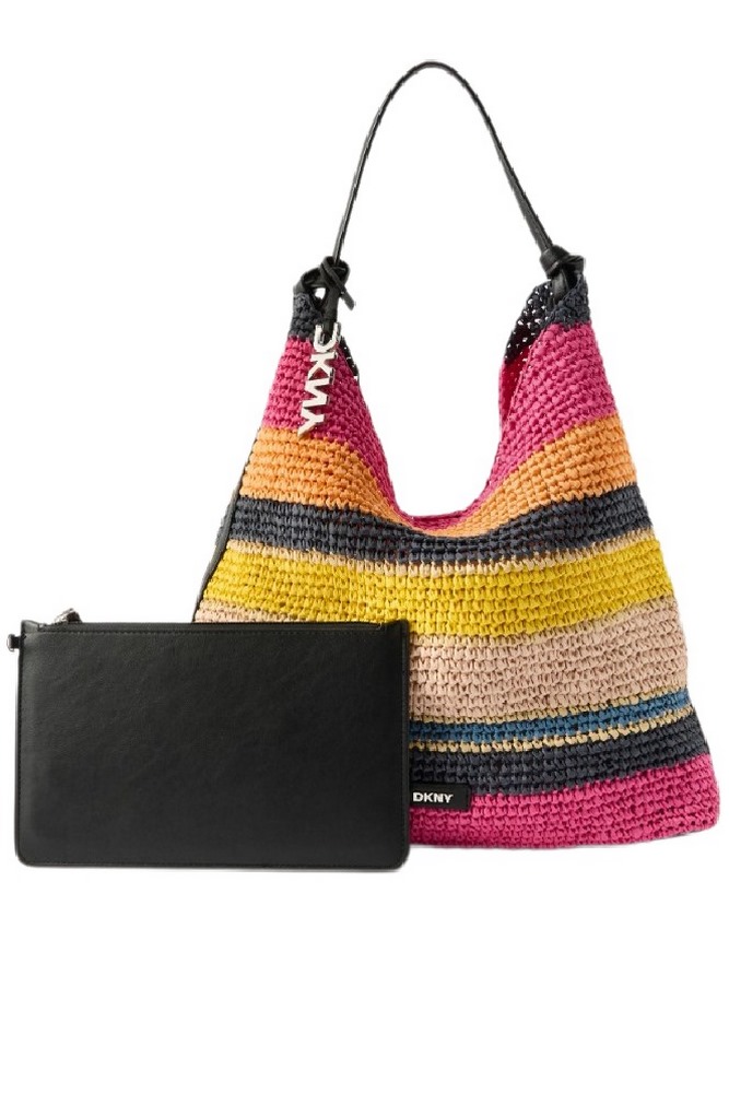 DKNY PAULA HOBO HANDBAG ΤΣΑΝΤΑ ΓΥΝΑΙΚΕΙΑ MULTI