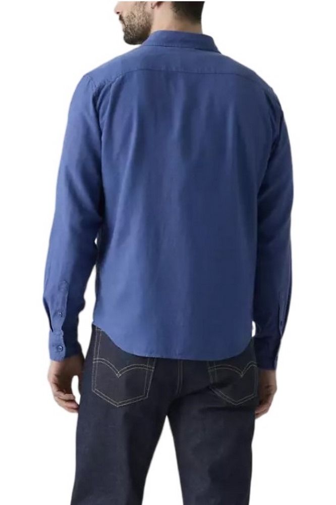 LEVIS SUNSET 1 POCKET STANDARD ΠΟΥΚΑΜΙΣΟ ΑΝΔΡΙΚΟ BLUE