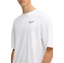 CALVIN KLEIN JEANS LOGO BACK PRINT T-SHIRT ΜΠΛΟΥΖΑ ΑΝΔΡΙΚΗ BRIGHT WHITE