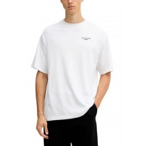 CALVIN KLEIN JEANS LOGO BACK PRINT T-SHIRT ΜΠΛΟΥΖΑ ΑΝΔΡΙΚΗ BRIGHT WHITE