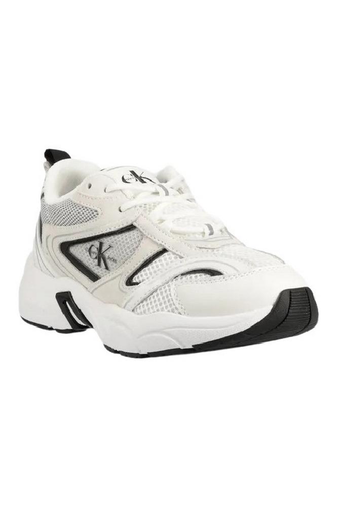 CALVIN KLEIN RETRO TENNIS SU-MESH ΠΑΠΟΥΤΣΙ ΑΝΔΡΙΚΟ WHITE