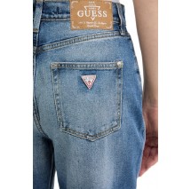 GUESS NEW MOM ΤΖΙΝ ΠΑΝΤΕΛΟΝΙ ΓΥΝΑΙΚΕΙΟ BLUΕ DENIM