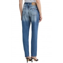 GUESS NEW MOM ΤΖΙΝ ΠΑΝΤΕΛΟΝΙ ΓΥΝΑΙΚΕΙΟ BLUΕ DENIM