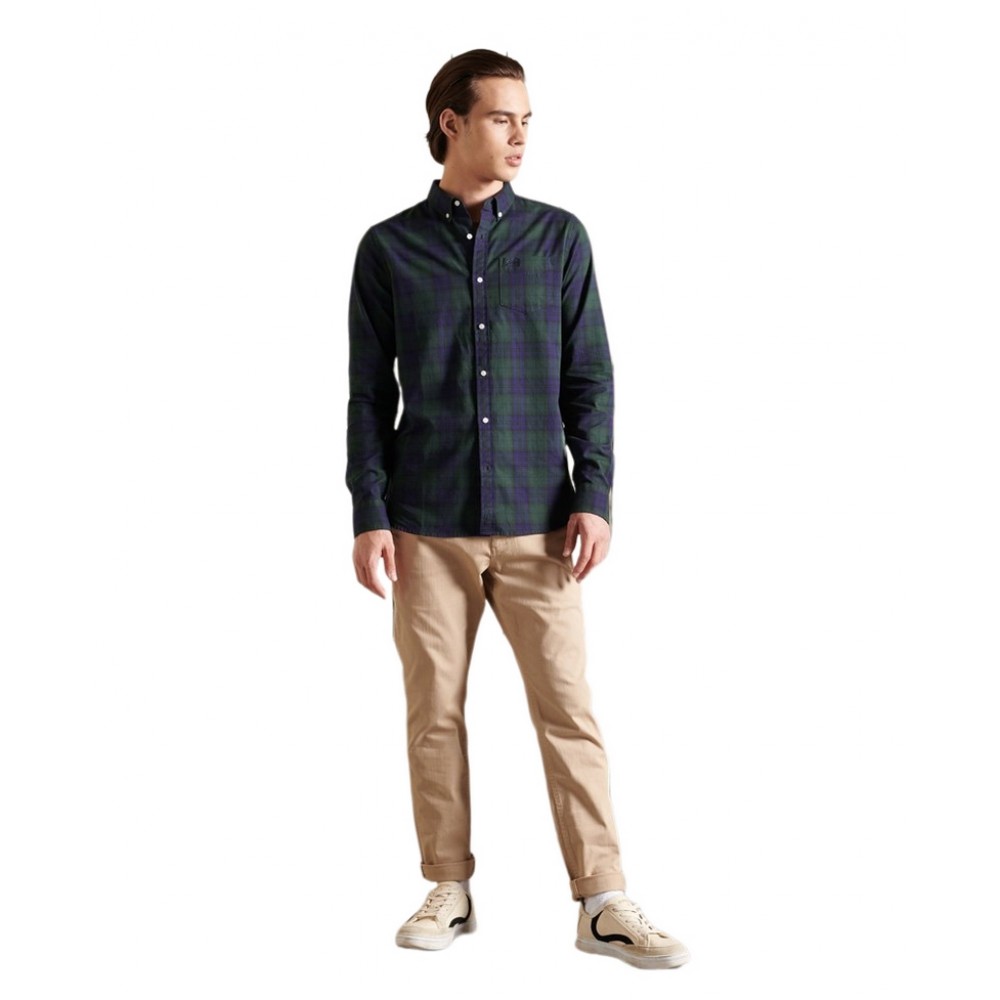 ΠΟΥΚΑΜΙΣΟ CLASSIC LONDON  ΑΝΔΡΙΚΟ SUPERDRY GREEN