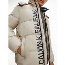 CALVIN KLEIN JEANS ESSENTIALS NON DOWN JACKET ΜΠΟΥΦΑΝ ΑΝΔΡΙΚΟ BEIGE