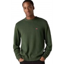 LEVIS CLASSIC HM SWEATER ΜΠΛΟΥΖΑ ΠΛΕΚΤΗ ΑΝΔΡΙΚΗ GREEN