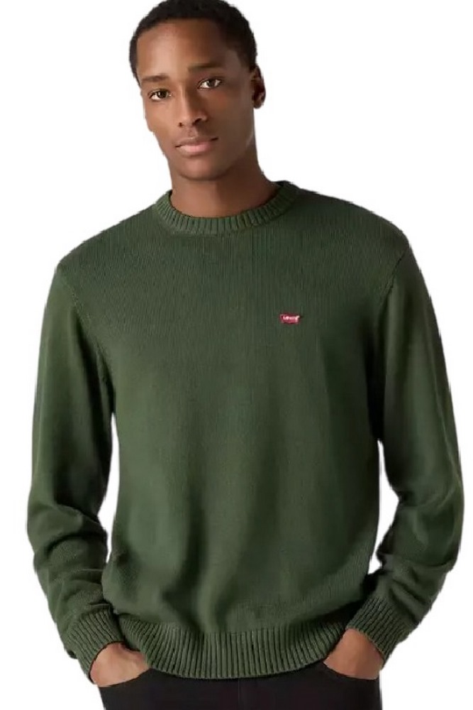 LEVIS CLASSIC HM SWEATER ΜΠΛΟΥΖΑ ΠΛΕΚΤΗ ΑΝΔΡΙΚΗ GREEN