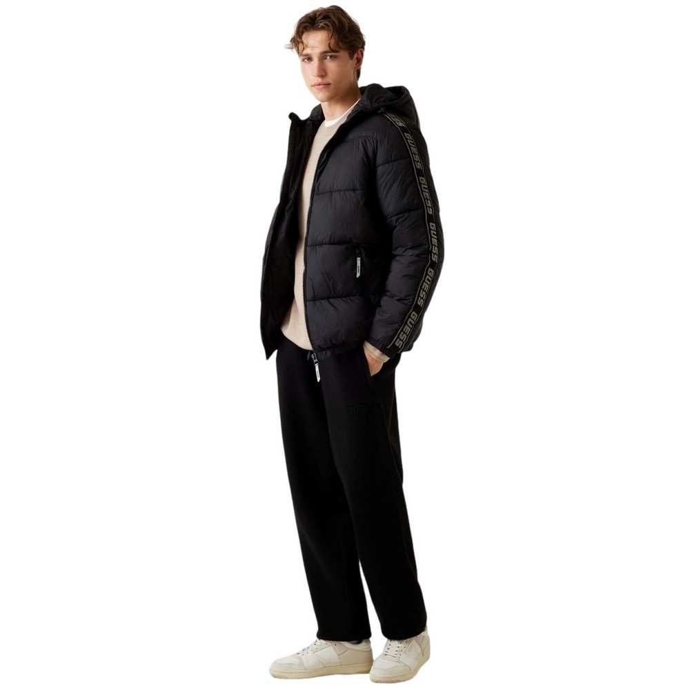 GUESS ARLO PADDED JACKET ΜΠΟΥΦΑΝ ΑΝΔΡΙΚΟ BLACK