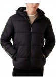 GUESS ARLO PADDED JACKET ΜΠΟΥΦΑΝ ΑΝΔΡΙΚΟ BLACK