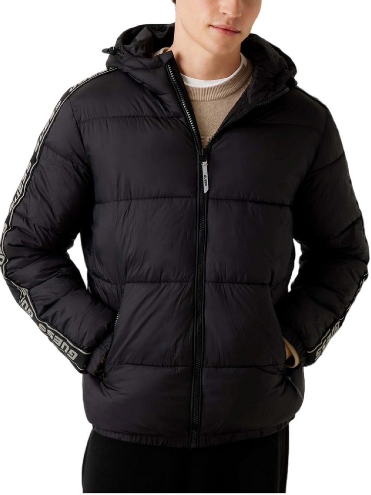 GUESS ARLO PADDED JACKET ΜΠΟΥΦΑΝ ΑΝΔΡΙΚΟ BLACK