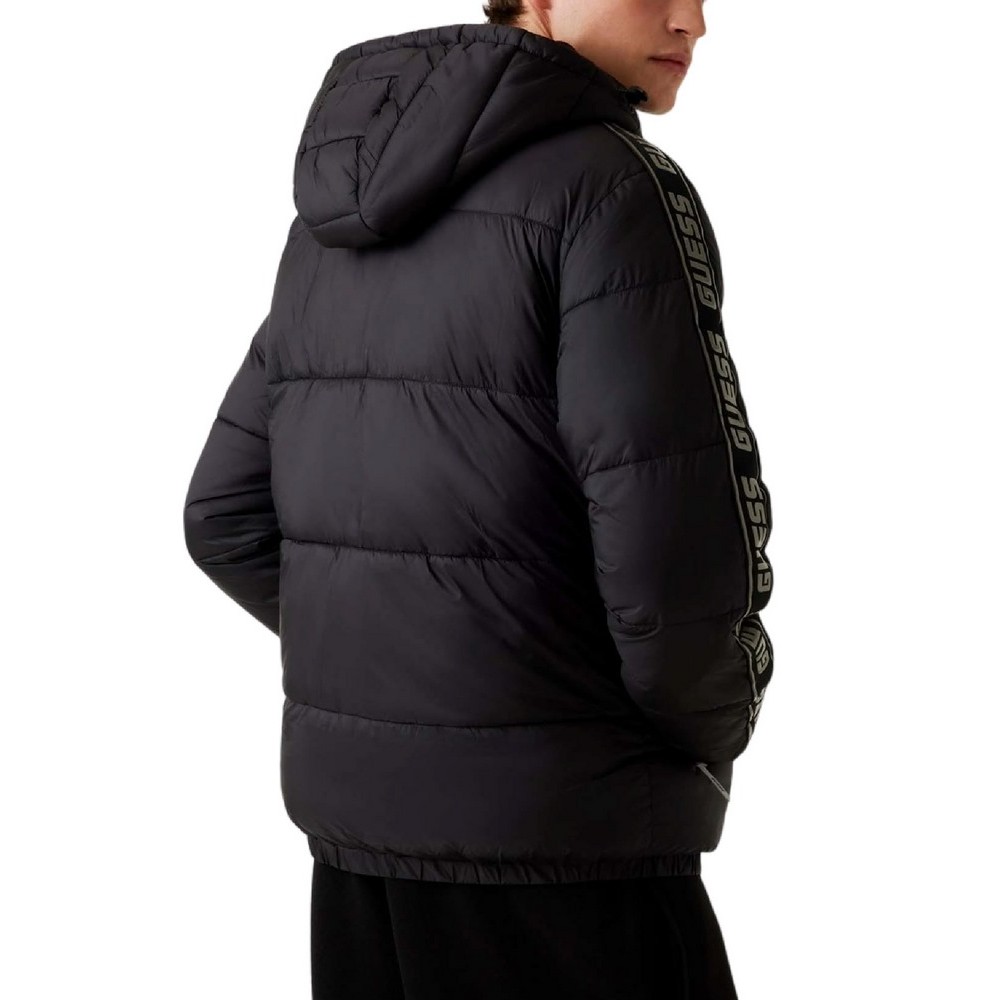 GUESS ARLO PADDED JACKET ΜΠΟΥΦΑΝ ΑΝΔΡΙΚΟ BLACK