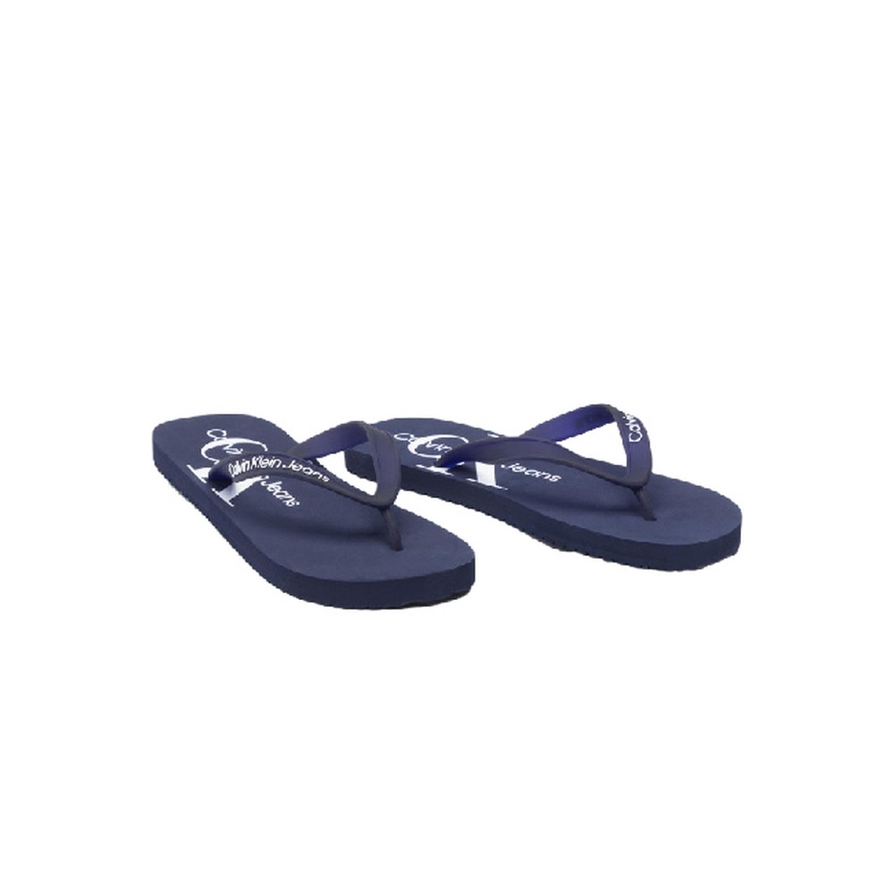 CALVIN KLEIN JEANS FLIP FLOP MONOGRAM TPU NAVY