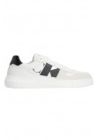 CALVIN KLEIN JEANS CHUNKY CUPSOLE LACEUP MIX LTH ΠΑΠΟΥΤΣΙ ΑΝΔΡΙΚΟ WHITE/BLACK