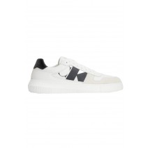 CALVIN KLEIN CHUNKY CUPSOLE LACEUP MIX LTH ΠΑΠΟΥΤΣΙ ΑΝΔΡΙΚΟ WHITE/BLACK