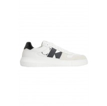 CALVIN KLEIN JEANS CHUNKY CUPSOLE LACEUP MIX LTH ΠΑΠΟΥΤΣΙ ΑΝΔΡΙΚΟ WHITE/BLACK