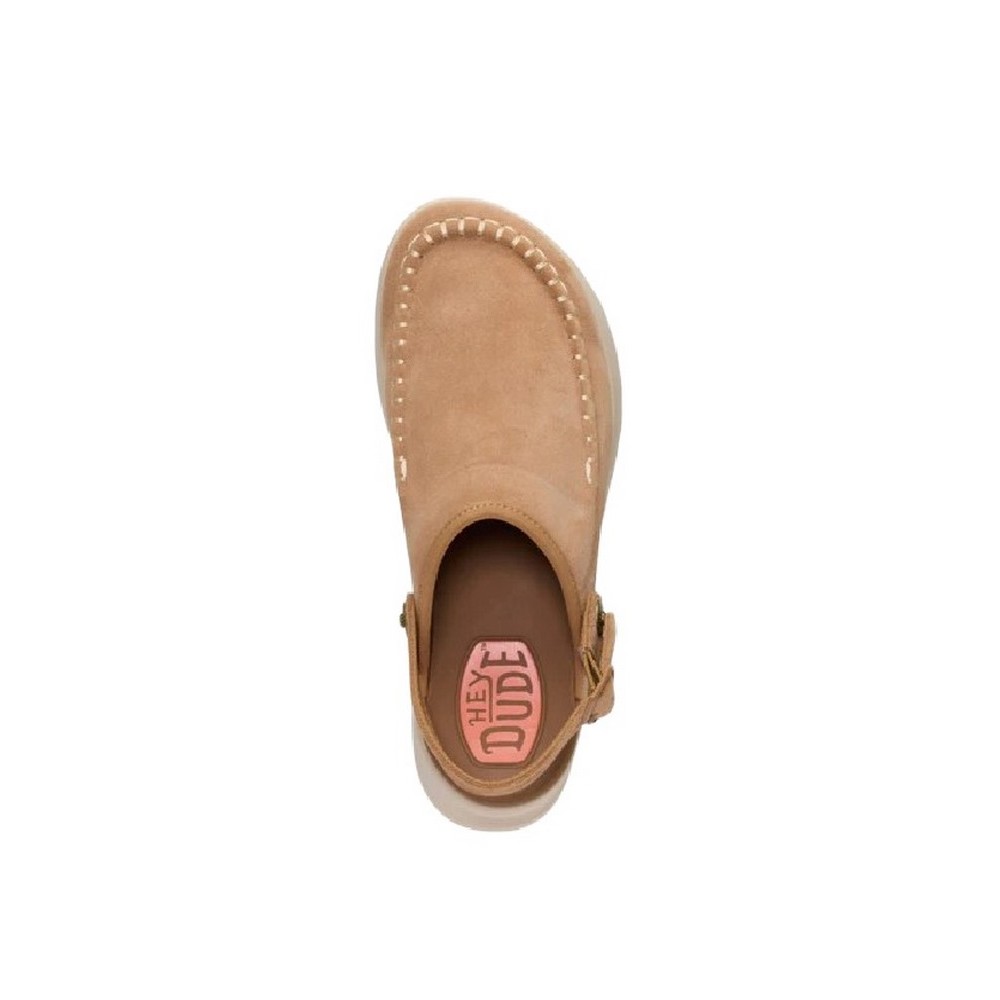 HEY DUDE DELRAY CLOG ΠΕΔΙΛΟ ΓΥΝΑΙΚΕΙΟ TAN