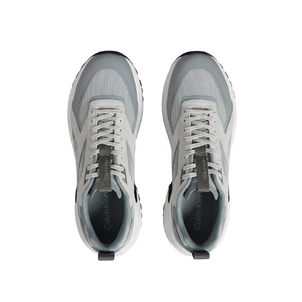 CALVIN KLEIN HIKE RUNNER CK STRIPE MIX NY-SU ΠΑΠΟΥΤΣΙ ΑΝΔΡΙΚΟ GREY