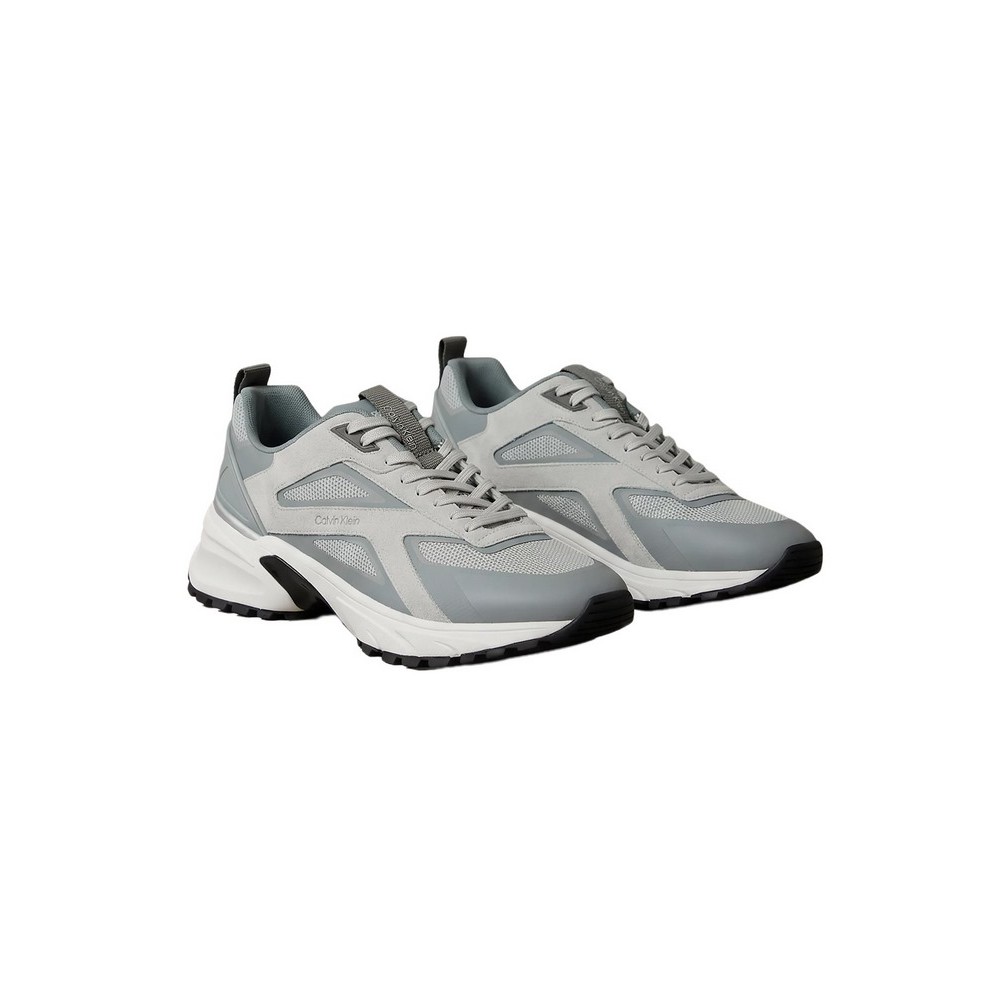 CALVIN KLEIN HIKE RUNNER CK STRIPE MIX NY-SU ΠΑΠΟΥΤΣΙ ΑΝΔΡΙΚΟ GREY