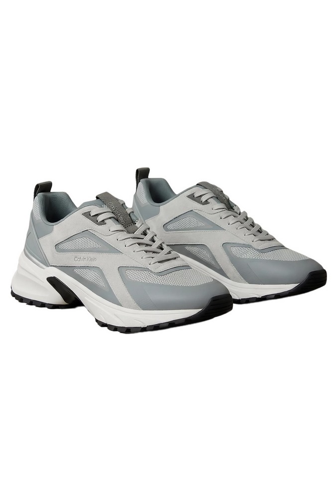 CALVIN KLEIN HIKE RUNNER CK STRIPE MIX NY-SU ΠΑΠΟΥΤΣΙ ΑΝΔΡΙΚΟ GREY