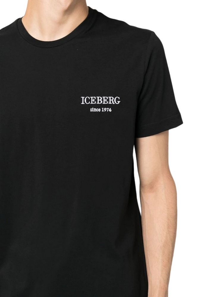 ICEBERG JERSEY T-SHIRT ΑΝΔΡΙΚΟ BLACK