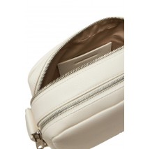 CALVIN KLEIN JEANS OVER WEBBING CAMERA BAG21 ΤΣΑΝΤΑ ΓΥΝΑΙΚΕΙΑ OFF WHITE