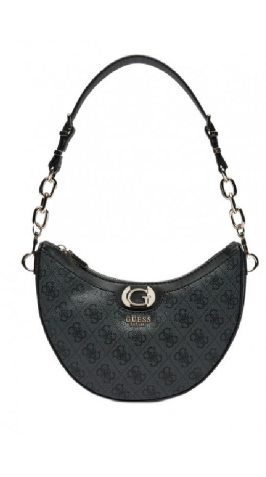 GUESS ORLINA LOGO TOP ZIP SHLDR BAG ΤΣΑΝΤΑ ΓΥΝΑΙΚΕΙΑ GREY