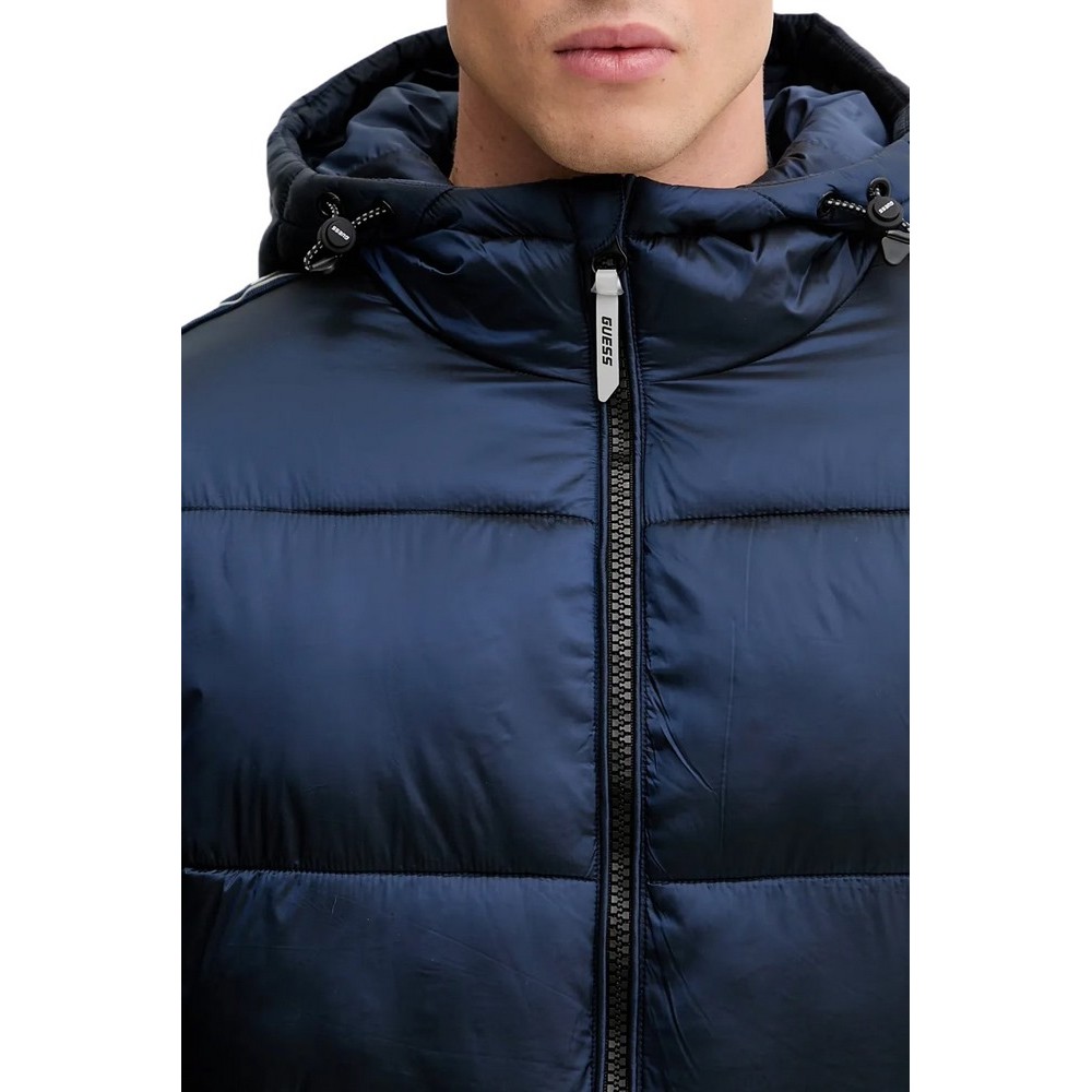 GUESS ARLO PADDED JACKET ΜΠΟΥΦΑΝ ΑΝΔΡΙΚΟ NAVY