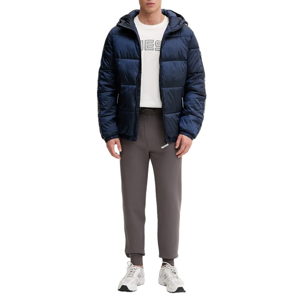 GUESS ARLO PADDED JACKET ΜΠΟΥΦΑΝ ΑΝΔΡΙΚΟ NAVY