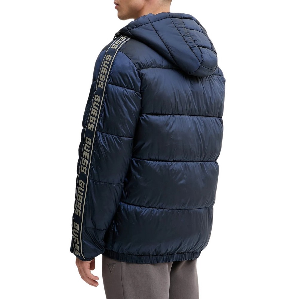 GUESS ARLO PADDED JACKET ΜΠΟΥΦΑΝ ΑΝΔΡΙΚΟ NAVY