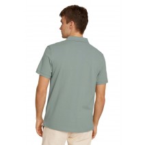 ΜΠΛΟΥΖΑ POLO BACIC WITH CONTRAST  ΑΝΔΡΙΚΗ TOM TAILOR MINT