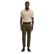 SUPERDRY D2 STUD KNITTED TEXTURE POLO T-SHIRT ΜΠΛΟΥΖΑ ΑΝΔΡΙΚΗ BEIGE