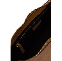 TOMMY HILFIGER STATEMENT SHOULDER BAG SUEDE ΤΣΑΝΤΑ ΓΥΝΑΙΚΕΙΑ COGNAC