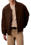 CALVIN KLEIN JEANS NYLON BOMBER JKT ΜΠΟΥΦΑΝ ΑΝΔΡΙΚΟ BROWN