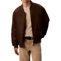 CALVIN KLEIN JEANS NYLON BOMBER JKT ΜΠΟΥΦΑΝ ΑΝΔΡΙΚΟ BROWN
