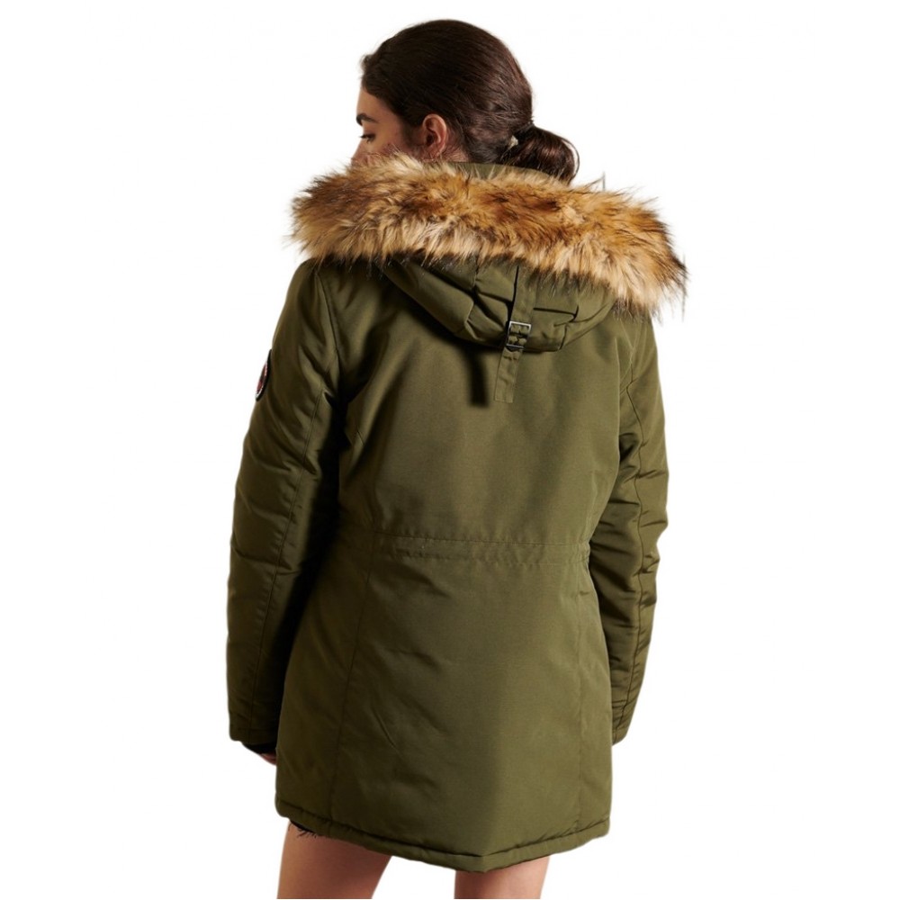 ΜΠΟΥΦΑΝ PARKA ΓΥΝΑΙΚΕΙΟ SUPERDRY KHAKI