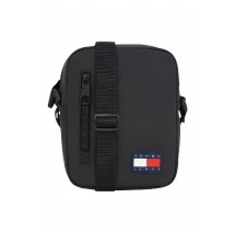 TOMMY JEANS ELEVATED PU REPORTER ΤΣΑΝΤΑ ΑΝΔΡΙΚΗ BLACK