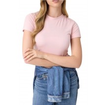 GUESS BASIC MINI LOGO T-SHIRT ΜΠΛΟΥΖΑ ΓΥΝΑΙΚΕΙΑ PINK