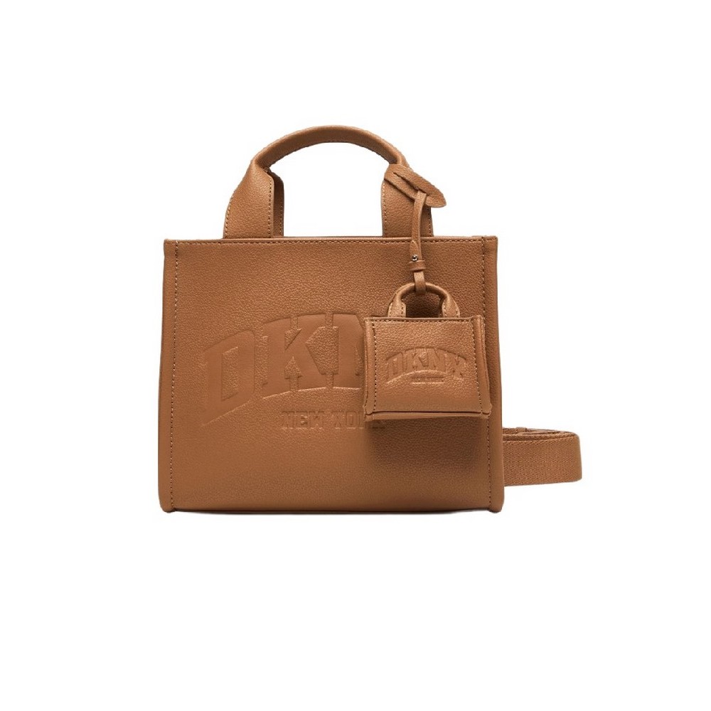 DKNY HADLEE TOTE HANDBAG R53AAC80 ΤΣΑΝΤΑ ΓΥΝΑΙΚΕΙΑ BROWN