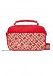 TOMMY HILFIGER CAMERA BAG ΤΣΑΝΤΑ ΓΥΝΑΙΚΕΙΑ RED