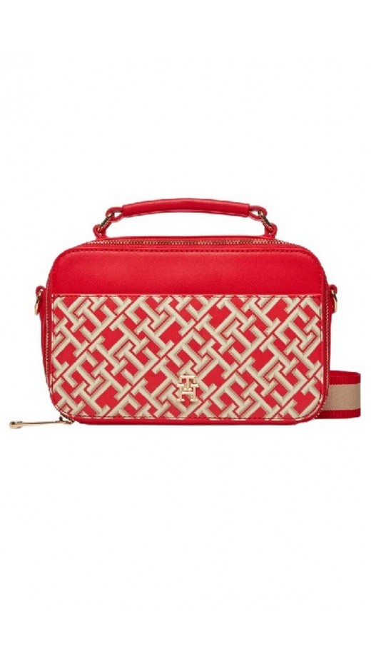 TOMMY HILFIGER CAMERA BAG ΤΣΑΝΤΑ ΓΥΝΑΙΚΕΙΑ RED