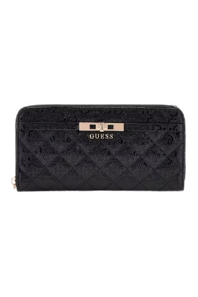 GUESS IDRA SLG LARGE ZIP AROUND ΠΟΡΤΟΦΟΛΙ ΓΥΝΑΙΚΕΙΟ BLACK