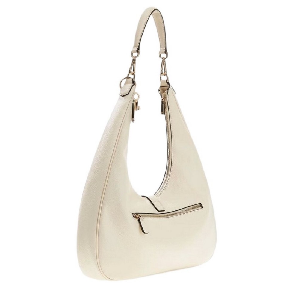 GUESS BROOKE HOBO ΤΣΑΝΤΑ ΓΥΝΑΙΚΕΙΑ OFF WHITE