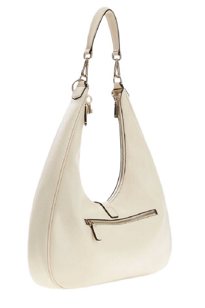 GUESS BROOKE HOBO ΤΣΑΝΤΑ ΓΥΝΑΙΚΕΙΑ OFF WHITE