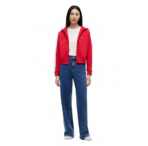 TOMMY JEANS REG BADGE TRACK HOOD EXT ΖΑΚΕΤΑ ΦΟΥΤΕΡ ΓΥΝΑΙΚΕΙΑ RED