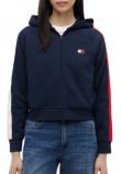 TOMMY JEANS REG BADGE TRACK HOOD EXT ΖΑΚΕΤΑ ΦΟΥΤΕΡ ΓΥΝΑΙΚΕΙΑ NAVY