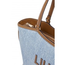 LIU JO FERIELLE TOTE BAG AA6208T377A ΤΣΑΝΤΑ ΓΥΝΑΙΚΕΙΑ DENIM LIGHT
