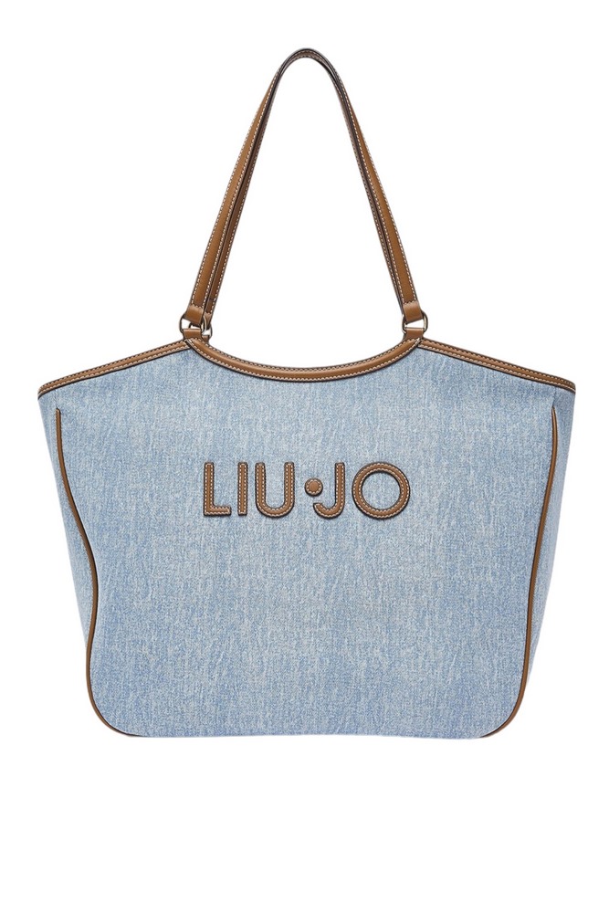 LIU JO FERIELLE TOTE BAG AA6208T377A ΤΣΑΝΤΑ ΓΥΝΑΙΚΕΙΑ DENIM LIGHT