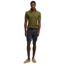 SUPERDRY D2 STUD KNITTED TEXTURE POLO T-SHIRT ΜΠΛΟΥΖΑ ΑΝΔΡΙΚΗ OLIVE