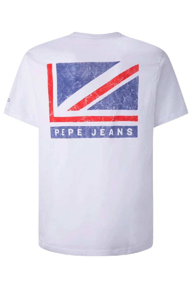 T-SHIRT ACKLEY ΑΝΔΡΙΚΟ PEPE JEANS LONDON WHITE