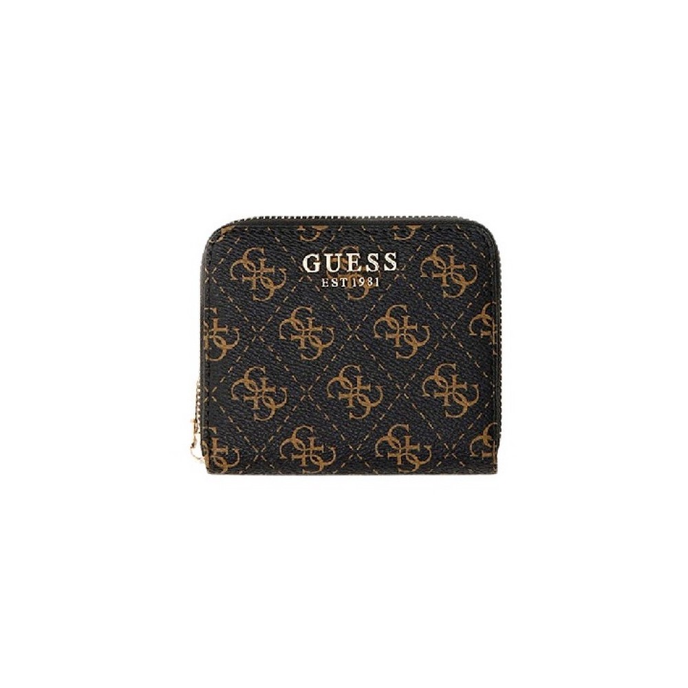 GUESS LAUREL II SLG SMALL ZIP AROUND ΠΟΡΤΟΦΟΛΙ ΓΥΝΑΙΚΕΙΟ BROWN